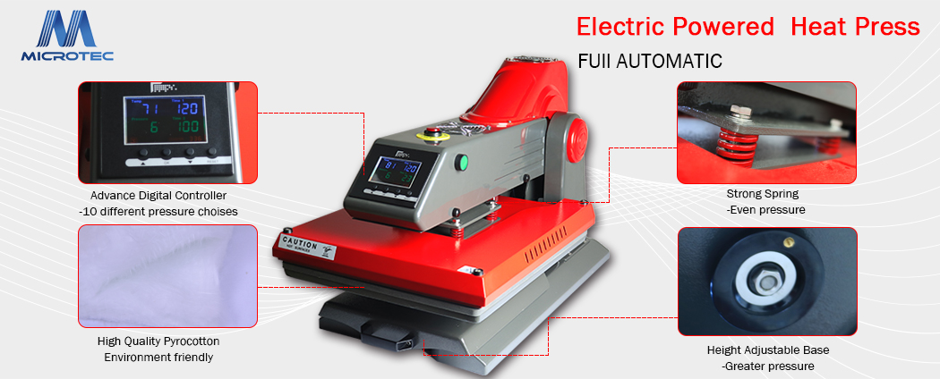 Electric Powered Heat Press Machine