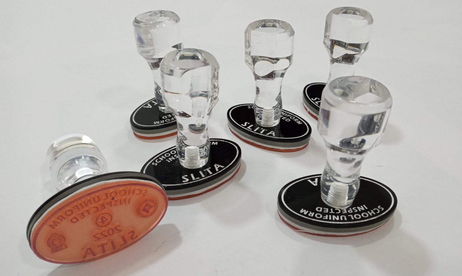 Custom Polymer Stamp with Personalized Art or Text.