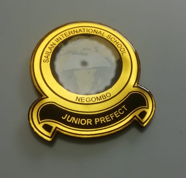 PLASTIC GOLD BADGES - 18